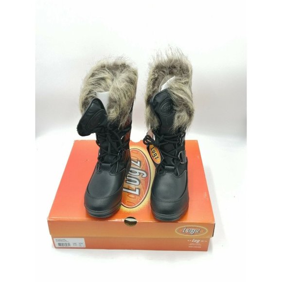 Lugz Tundra Tall Winter Snow Waterproof Boot Black Women's US 6 M - Picture 4 of 11